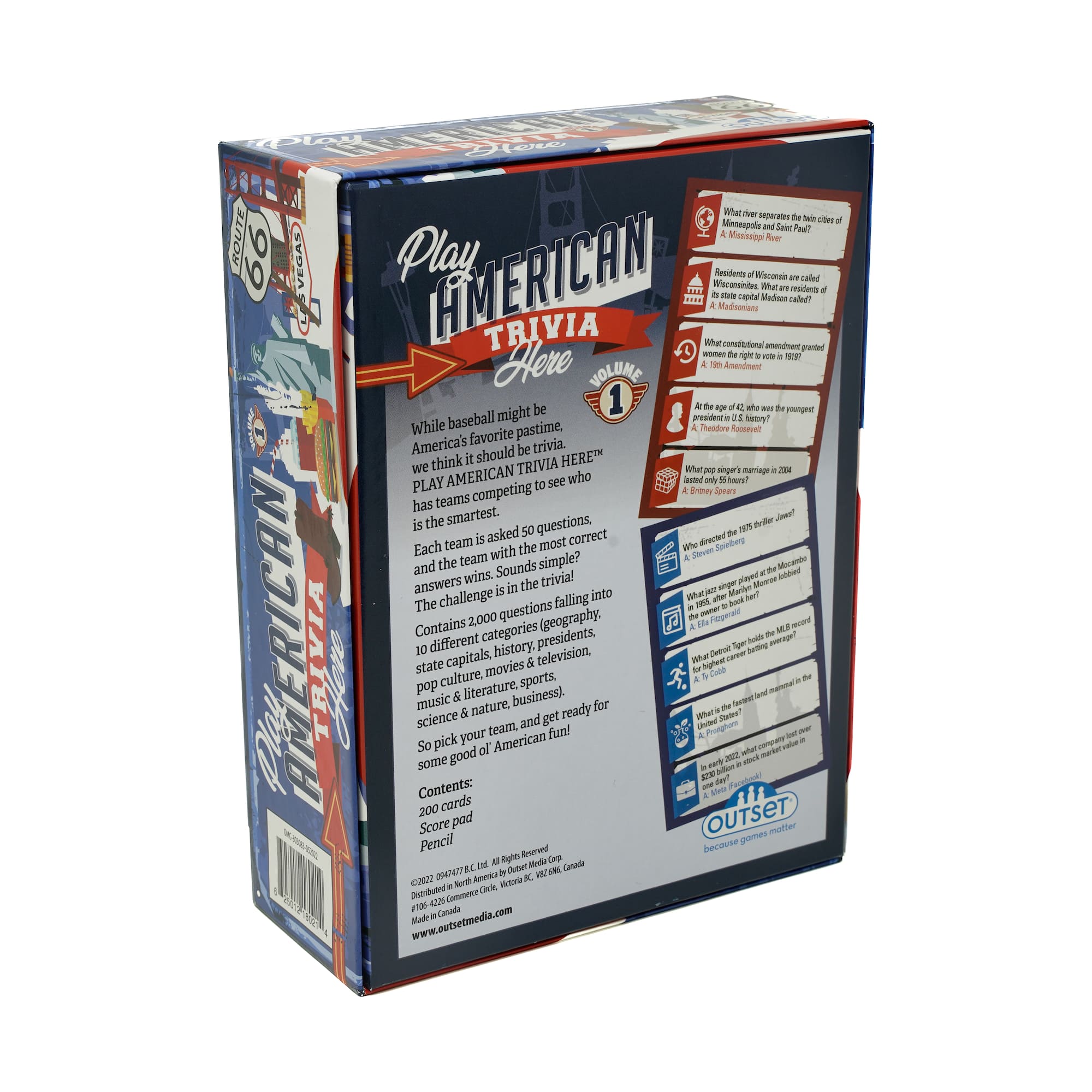 Play American Trivia Here: Volume 1
